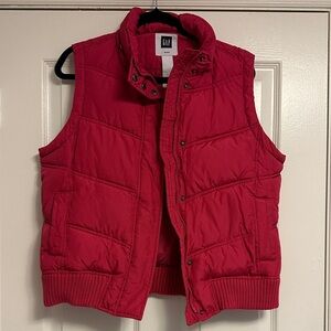 GAP Cherry Quilted Vest